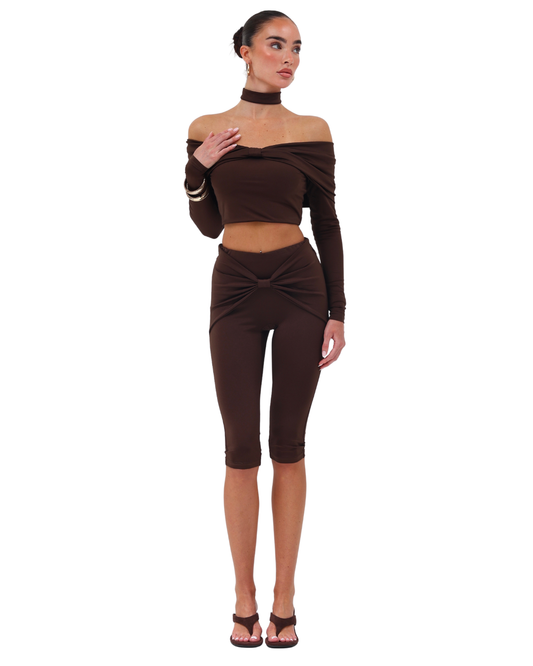 Macy Capris Chocolate PRE ORDER