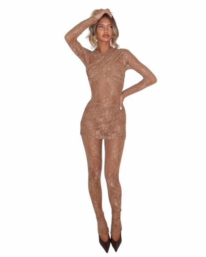 Cora Jumpsuit Brown