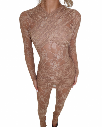 Cora Jumpsuit Brown