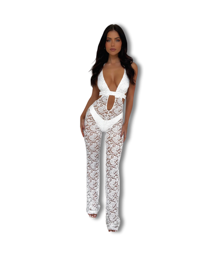 Hunter Jumpsuit White